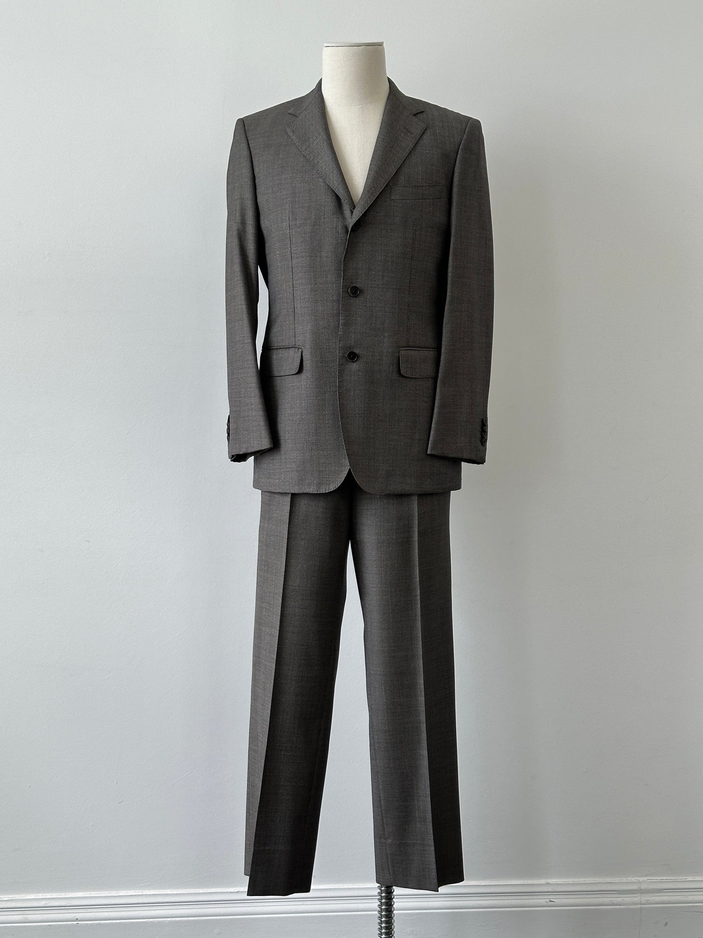 Loro Piana x Ivory Court 1990s Pure Wool Suit - 40S/W30