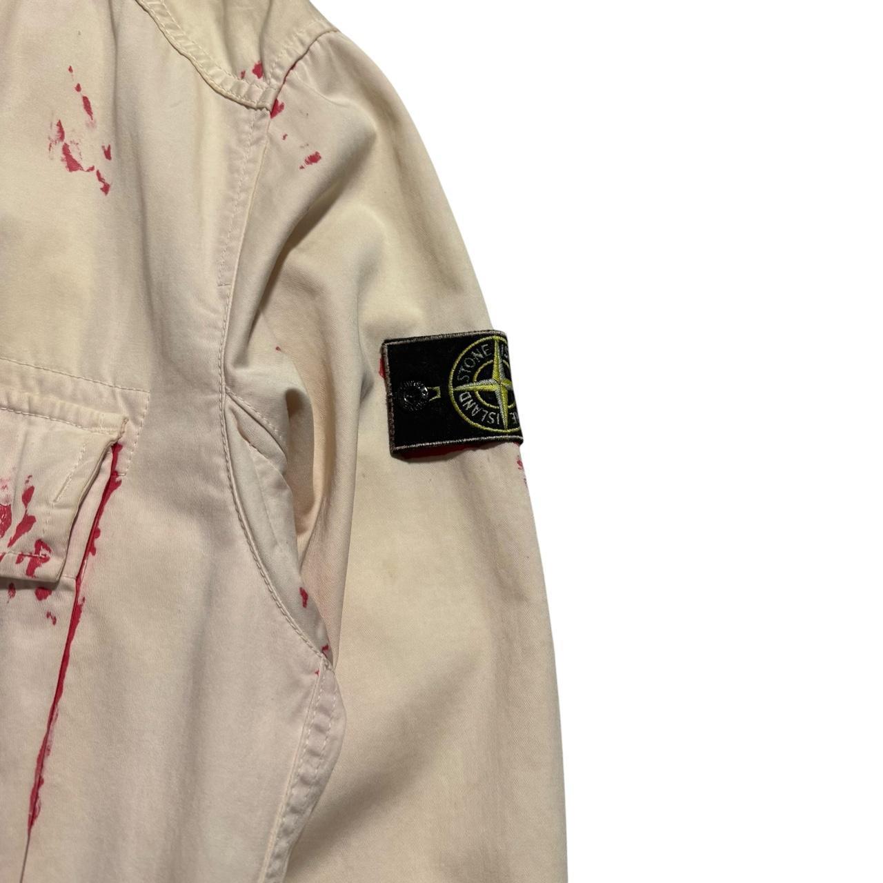 Stone Island Hand corrosion On Raso Field Jacket | Large, Beige