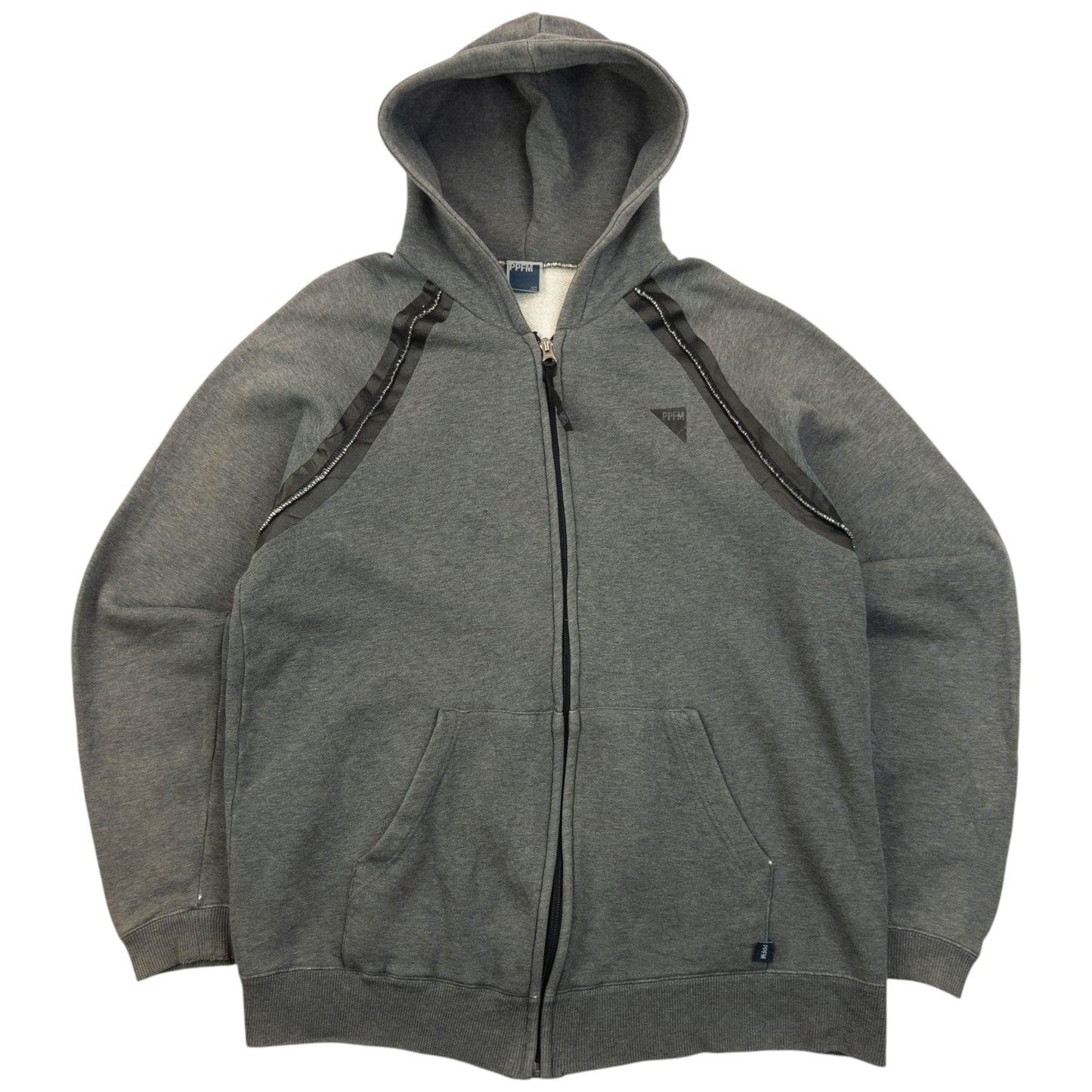 Vintage 2000s PPFM Zip Up Hoodie Size S | Small, Black