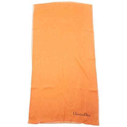 Vintage 90s Dior DUNE Sheer Chiffon Scarf | O/S, Orange
