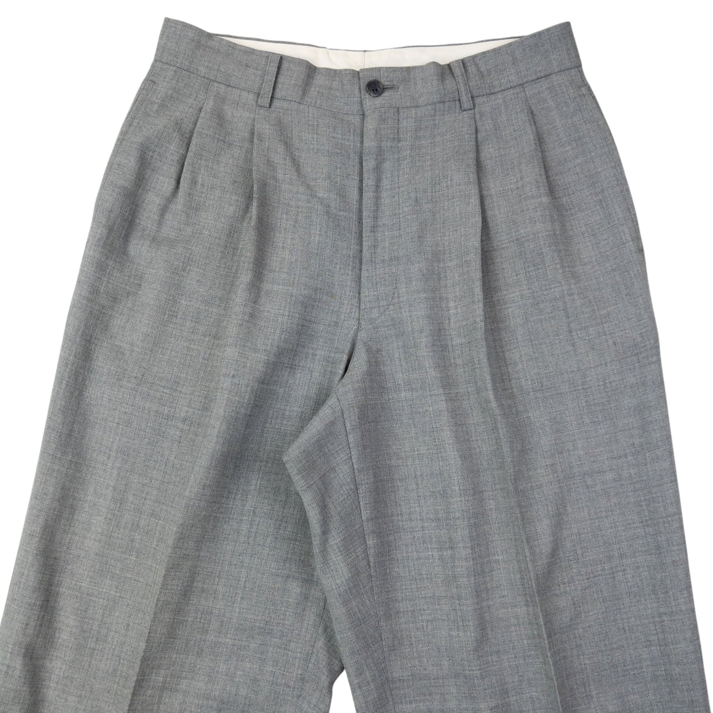 Vintage 90s Yohji Yamamoto D'Urban A.A.R Pleated Trousers Size W29 | W29, Grey