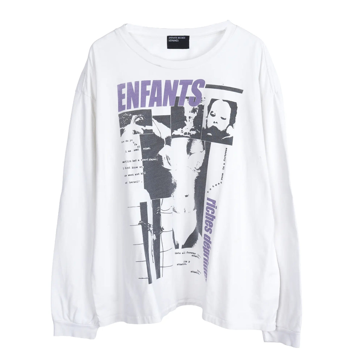 Enfants Riches Déprimés White 'Enfants Volume IV' Long Sleeve | Medium, White