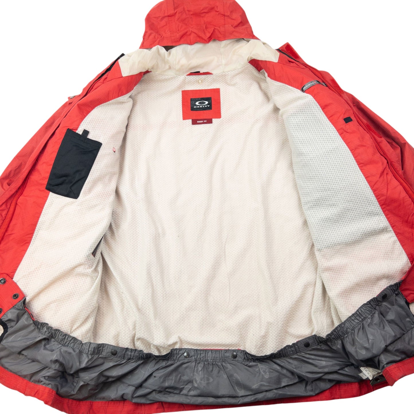 Vintage 2000s Oakley Zip Up Snowboarding Jacket Size L | Large, Red