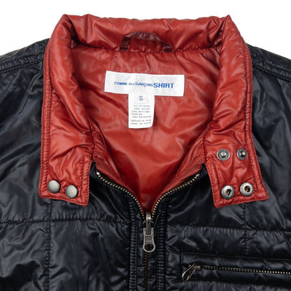 Vintage 2000s Comme Des Garçons SHIRT Reversible Quilted Gilet Size S | Small, Black