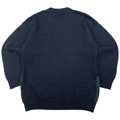 Vintage Burberry Embroidered Knit Jumper Size M