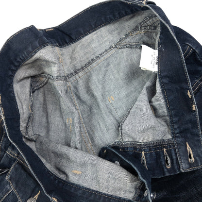 Vintage PPFM Multi Zip Denim Jeans Size W35