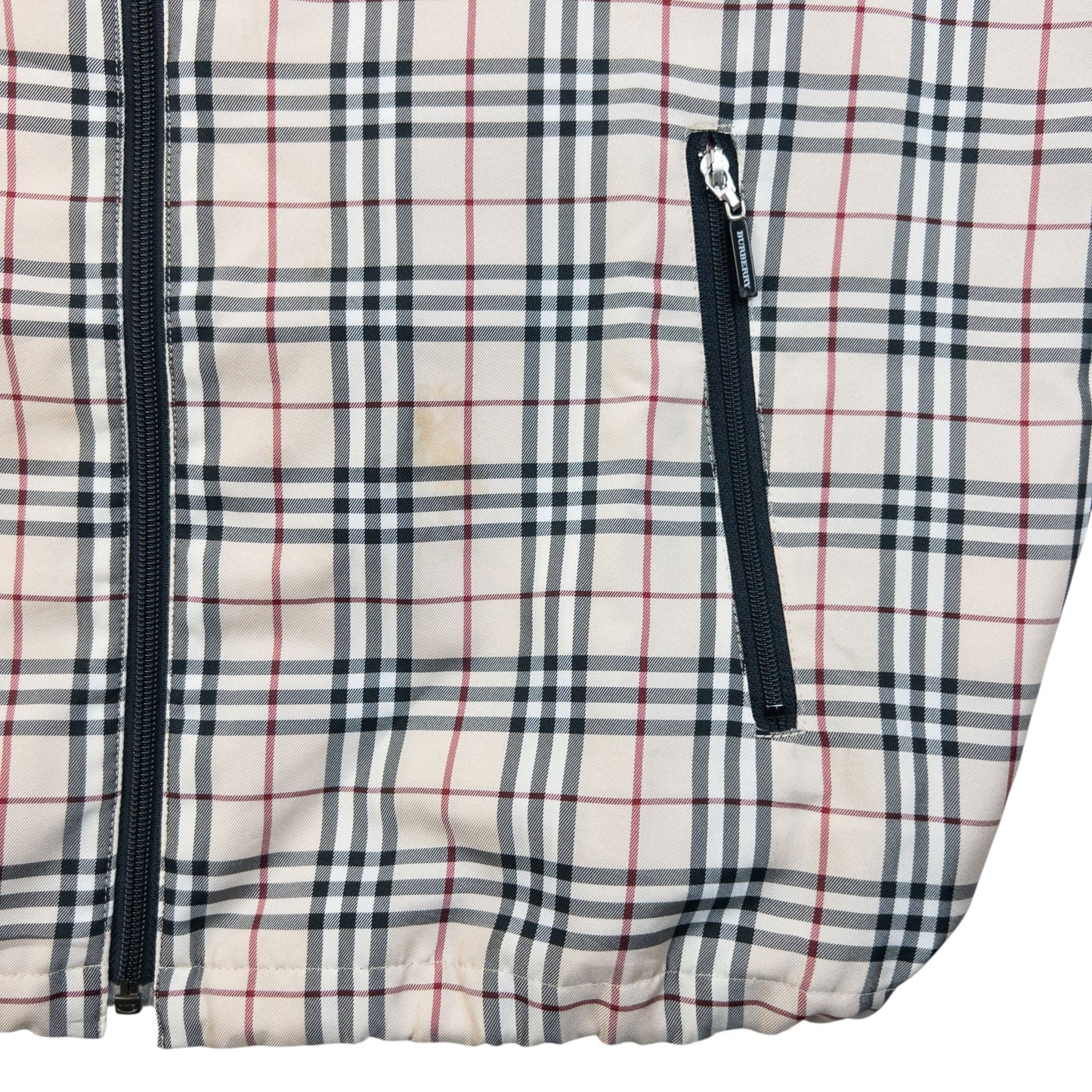 Vintage 2000s Burberry Golf Nova Check Gilet Size S | Small, Black