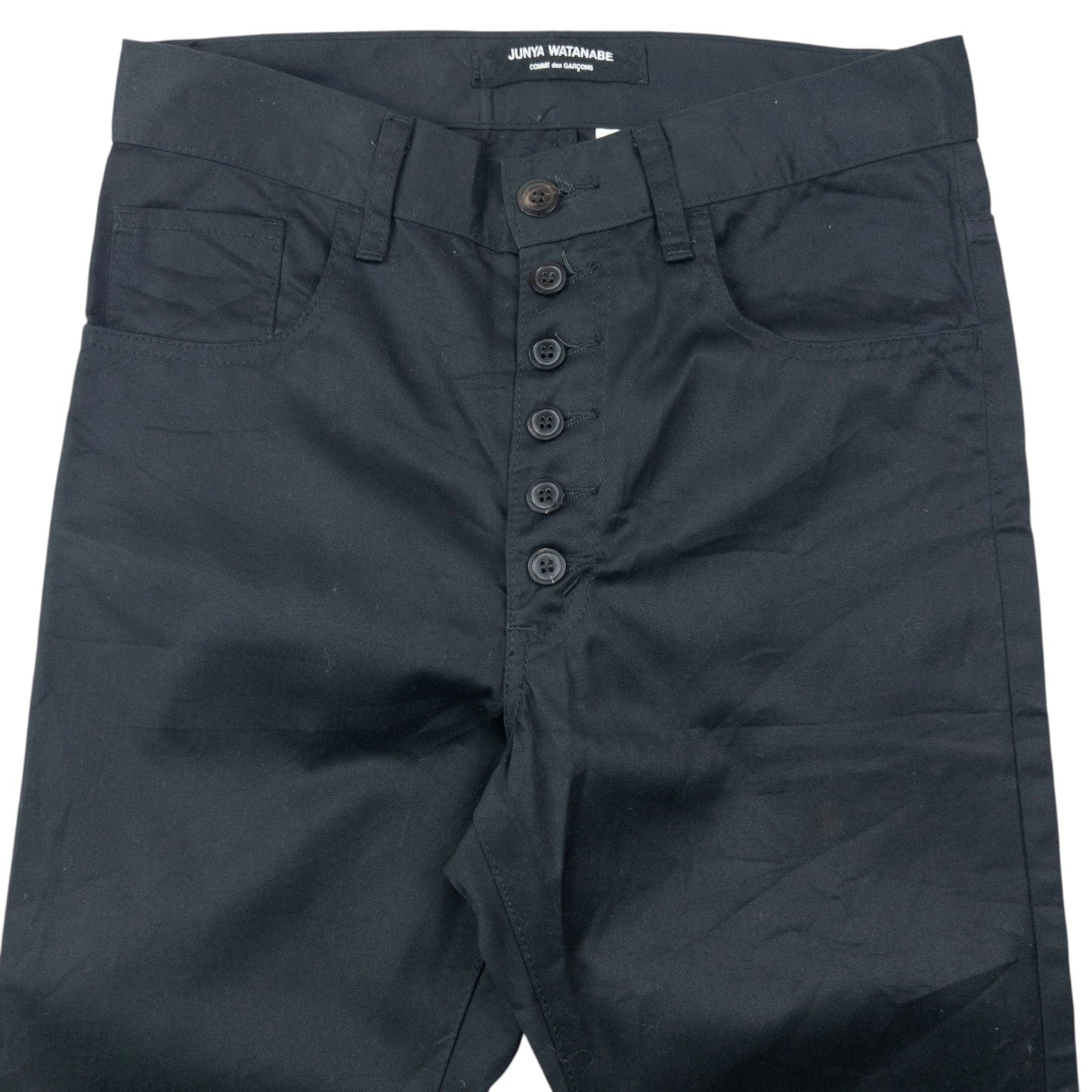 Vintage 2009 Junya Watanabe X Comme Des Garçons Capri Trousers Womens Size W28 | W28, Black