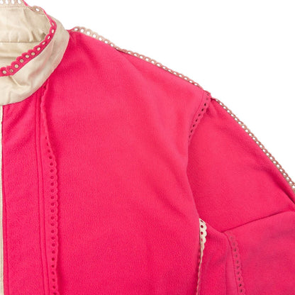 Vintage Issey Miyake Reversible Silk & Fleece Jacket Womens Size S