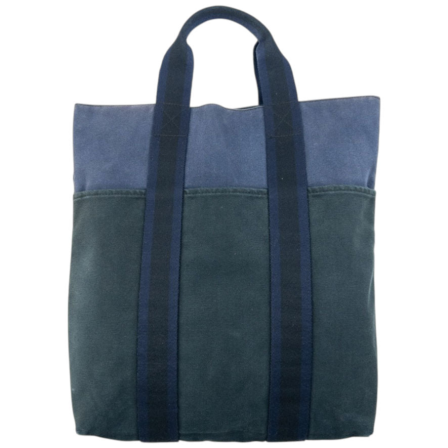 Vintage 2000s Hermès Tote Bag | O/S, Blue, Green