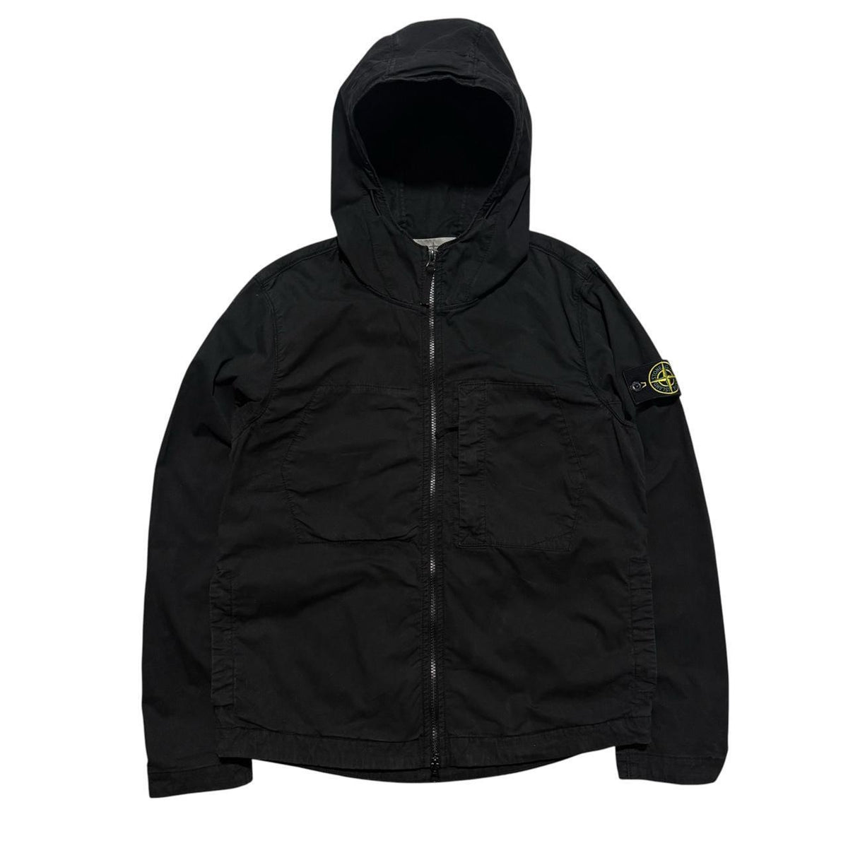 Stone Island Supima Cotton Twill Jacket | Small, Black