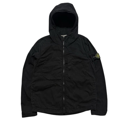 Stone Island Supima Cotton Twill Jacket | Small, Black