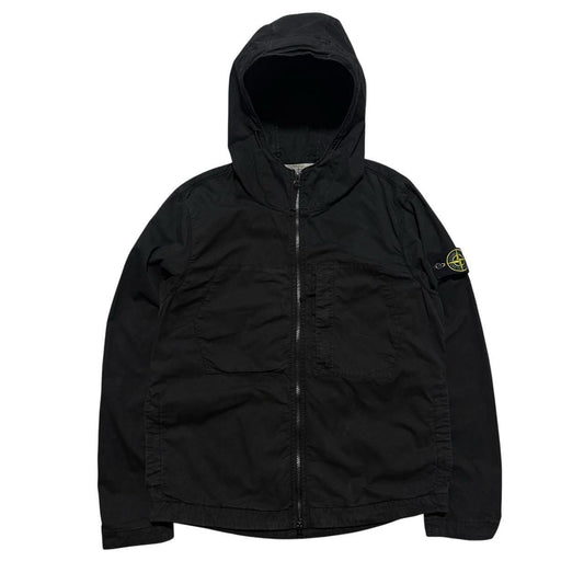 Stone Island Supima Cotton Twill Jacket | Small, Black