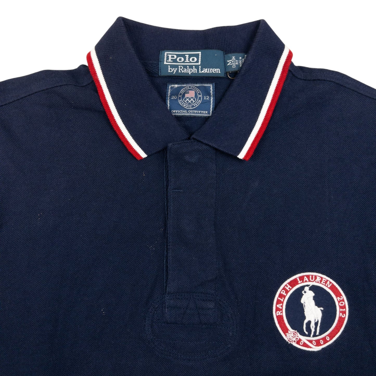 Vintage Polo Ralph Lauren USA 2012 Olympics Polo Shirt Size M
