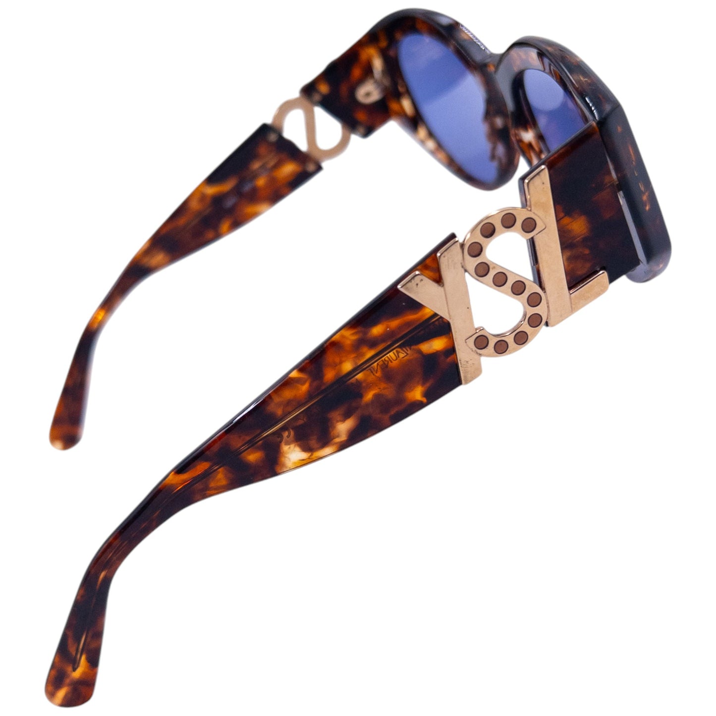 Vintage YSL Yves Saint Laurent Tortoise Shell Sunglasses