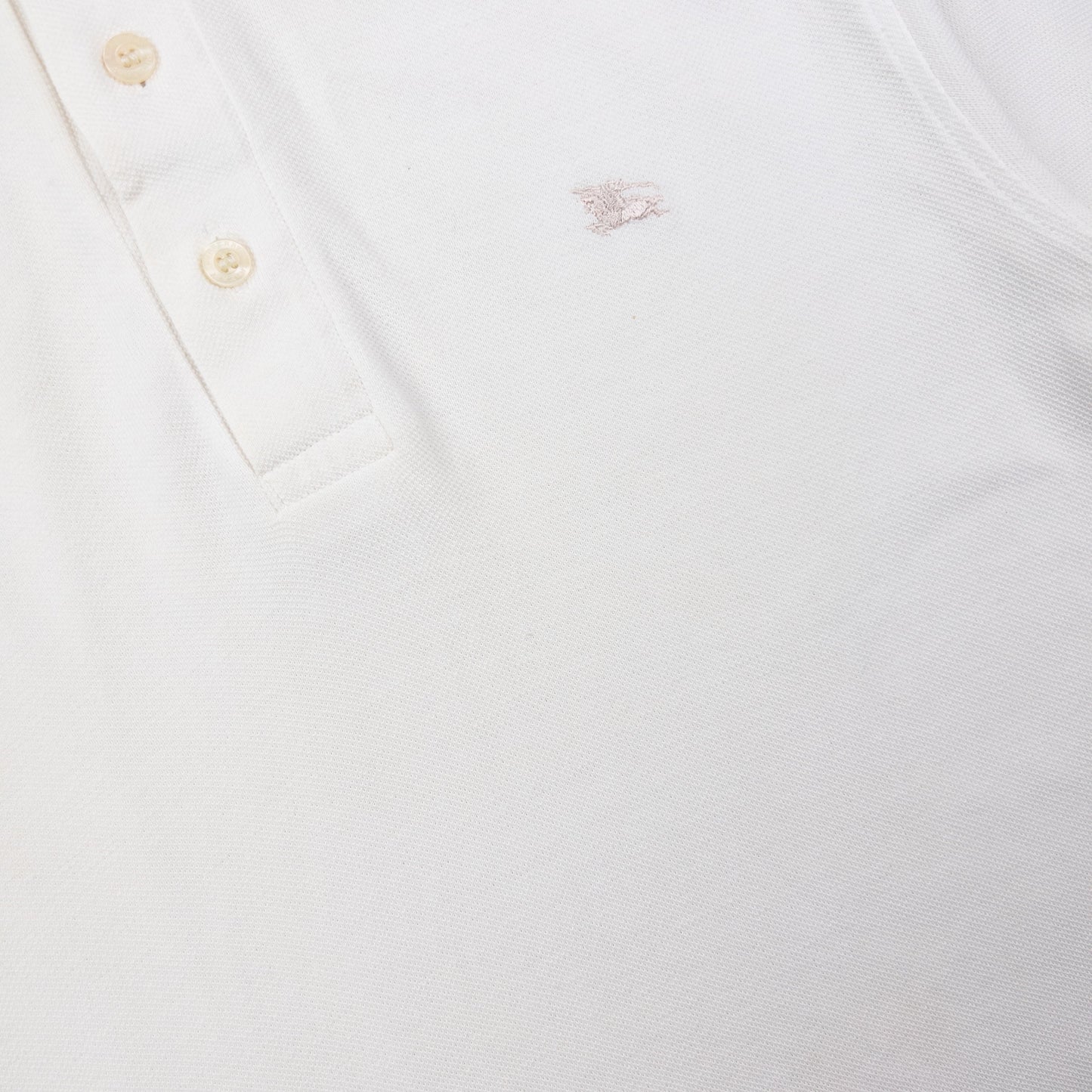 Vintage Burberry Nova Check Collar Polo Shirt Size M