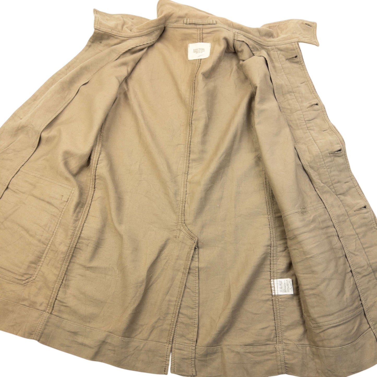 Vintage 2000s Cabane De Zucca By Issey Miyake Button Up Jacket Size XS | XS, Beige