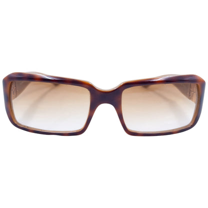 Vintage 2000s Miu Miu Tortoise Shell Sunglasses | O/S, Brown