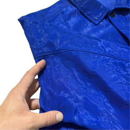 Stone Island Nylon Shimmer Overshirt | XL, Shimmer Blue