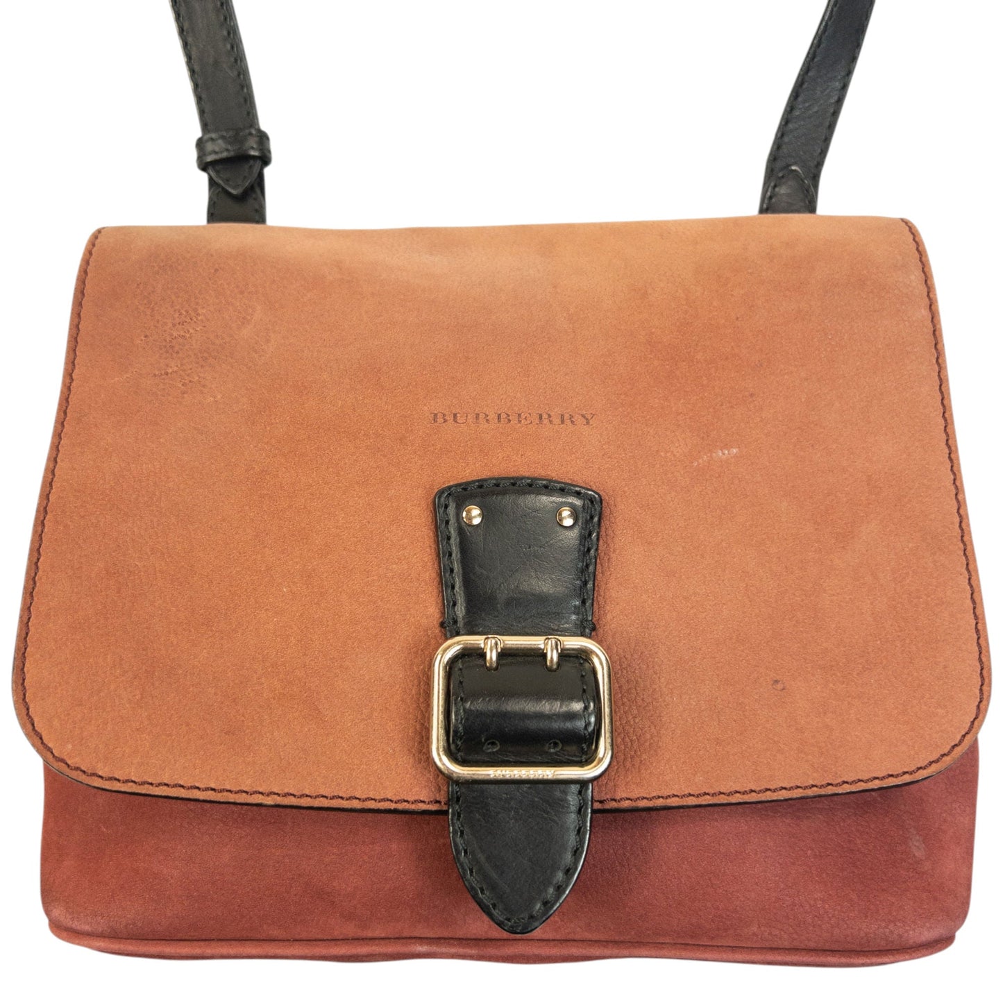 Vintage 2000s Burberry Leather Crossbody Bag | O/S, Red