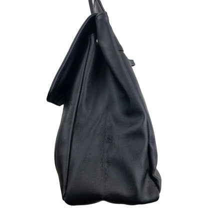 Vintage 90s Jean Paul Gaultier Leather Crossbody Bag | O/S, Black
