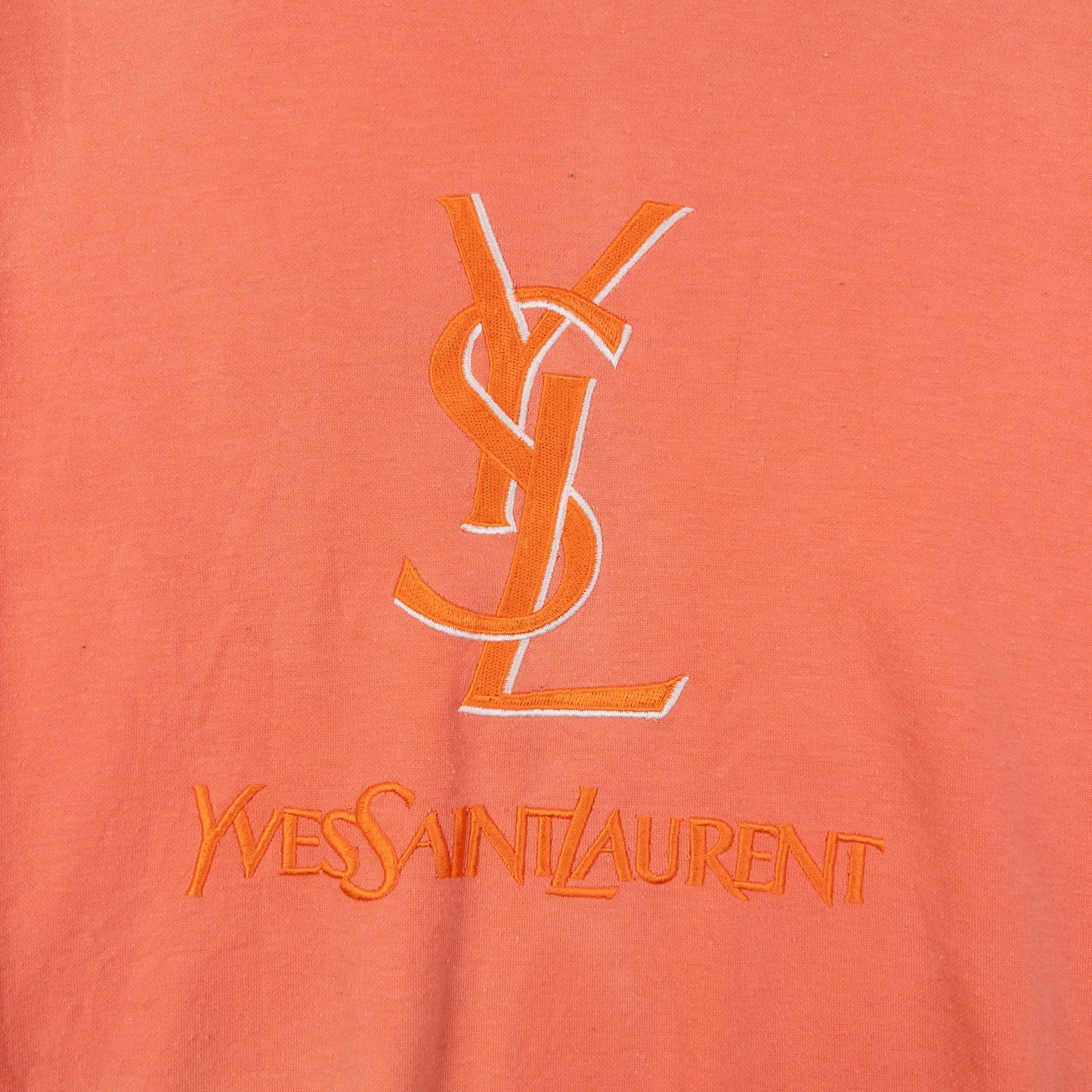 Vintage 2000s YSL Yves Saint Laurent Embroidered Sweatshirt Size L