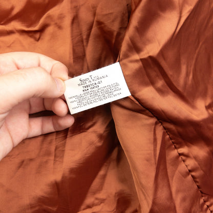 Vintage Armani Jeans Leather Biker Jacket Size M