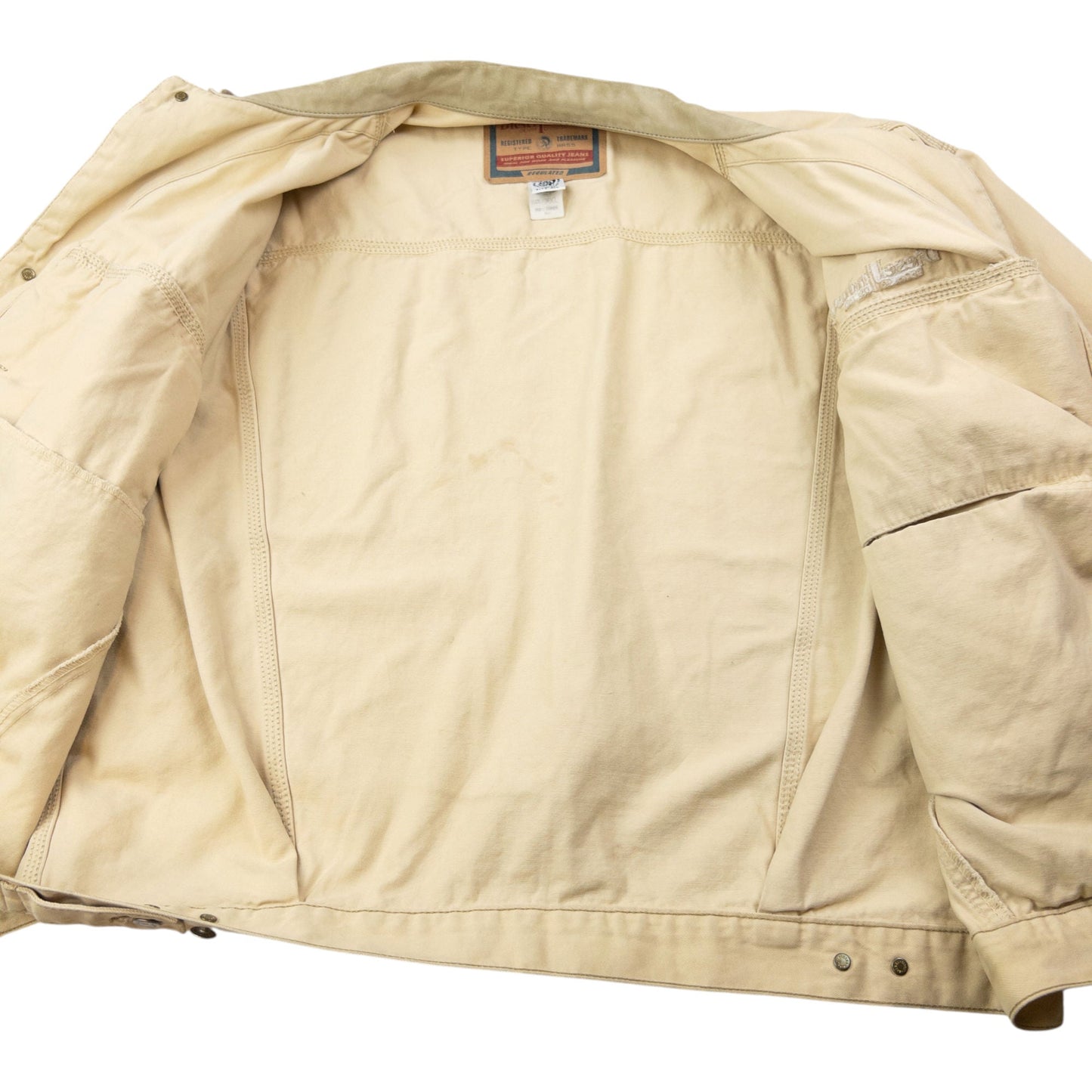 Vintage 2000s Diesel Industry Button Up Jacket Size XXL | XXL, Beige