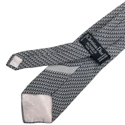Vintage Dior Monsieur Monogram Silk Tie