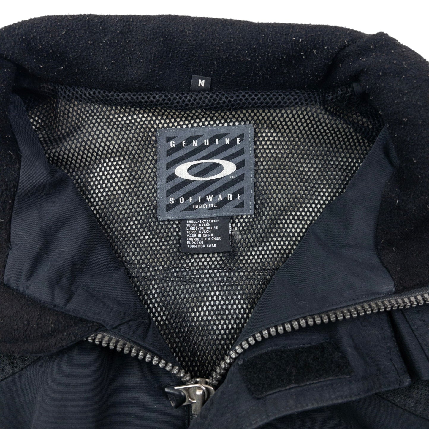 Vintage 90s Oakley Zip Up Jacket Size XL | XL, Black