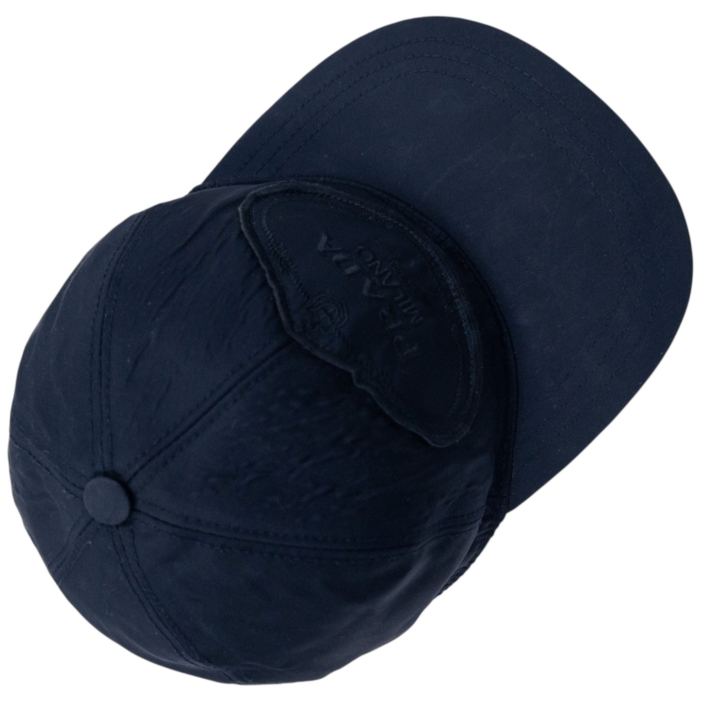Vintage 2000s Prada Embroidered Hat Size L | O/S, Black