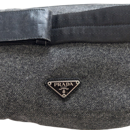 Vintage Prada Wool Cross Body Bag