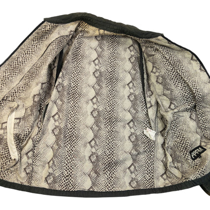 Vintage 2000s PPFM Snakeskin Pattern Lined Jacket Size S | Small, Grey