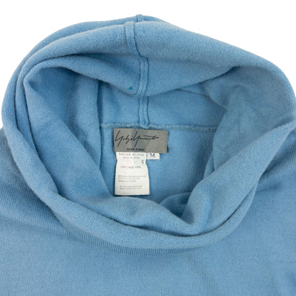 Vintage 90s Yohji Yamamoto Wool Turtleneck Jumper Size M | Medium, Blue