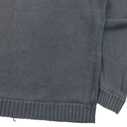 Vintage 2000s YSL Yves Saint Laurent Knit Jumper Size L | Large, Blue