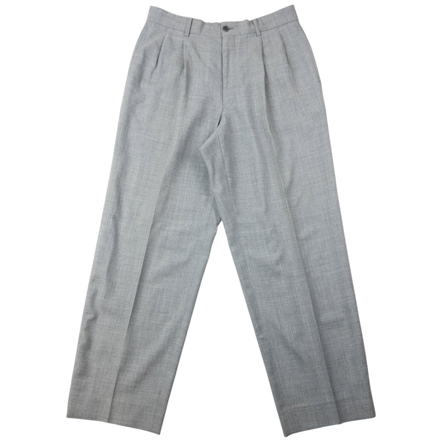 Vintage 90s Yohji Yamamoto D'Urban A.A.R Pleated Trousers Size W29 | W29, Grey