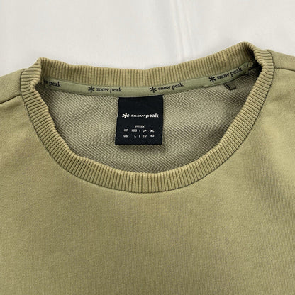 Snow Peak Sweatshirt, Size Large | Snow peak, Green