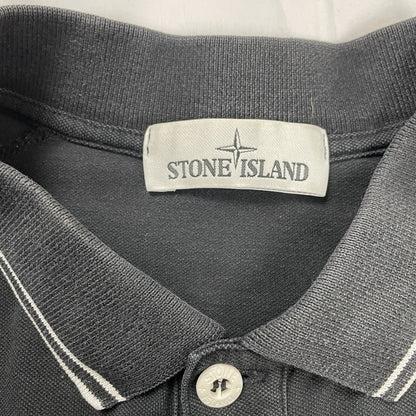 Stone Island Polo Shirt, Size XL | Stone island, Black