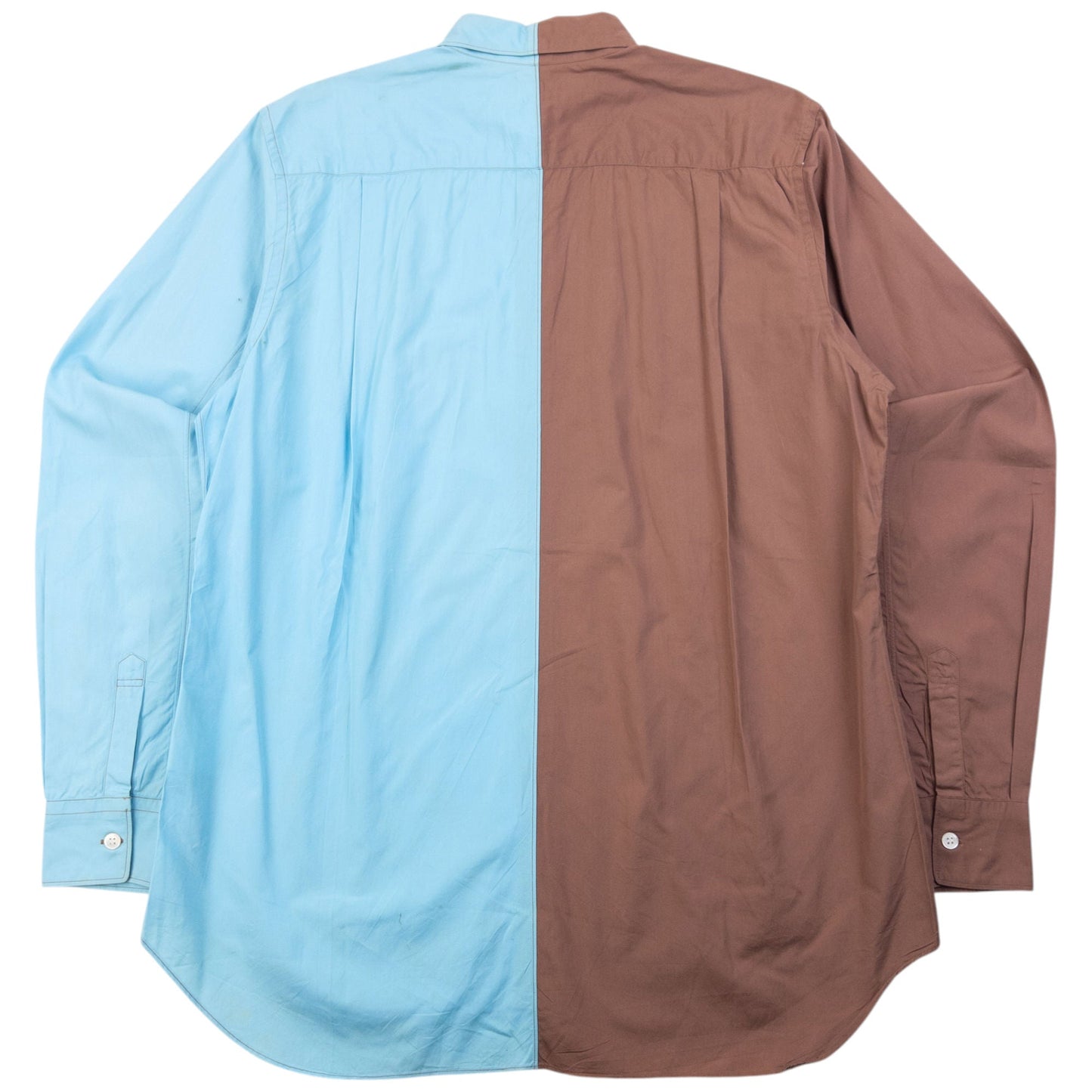 Vintage 2000s Comme Des Garçons SHIRT Long Sleeve Button Up Shirt Size M | Medium, Blue