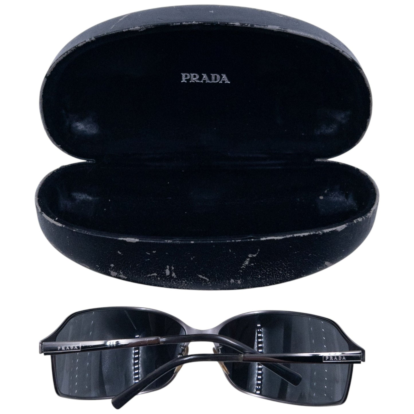 Vintage 2000s Prada Sunglasses | O/S, Grey