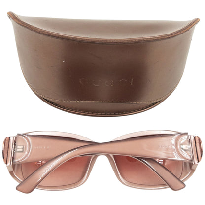 Vintage 2000s Gucci Crest Sunglasses | O/S, Beige