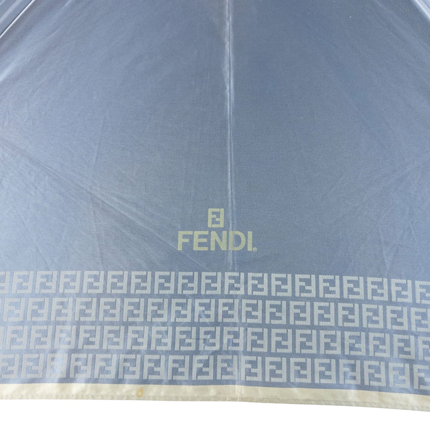 Vintage 90s Fendi Iridescent Monogram Umbrella | O/S, Grey