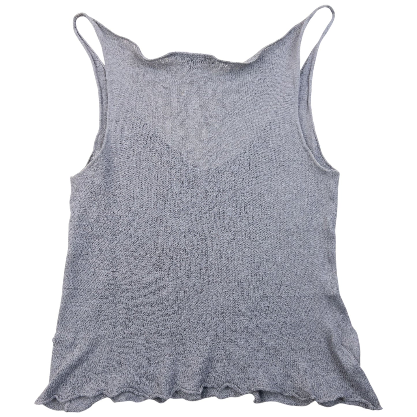 Vintage 90s Gucci By Tom Ford Linen Knit Vest Top Womens Size S | Small, Grey