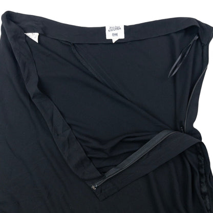 Vintage 2000s Jean Paul Gaultier Femme Asymmetric Skirt Womens Size W27 | W27, Black