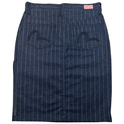 Vintage Evisu Donna Double Gull Embroidered Skirt Womens Size W29