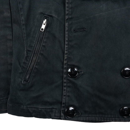 Vintage Cabane De Zucca By Issey Miyake Cropped Peacoat Womens Size S