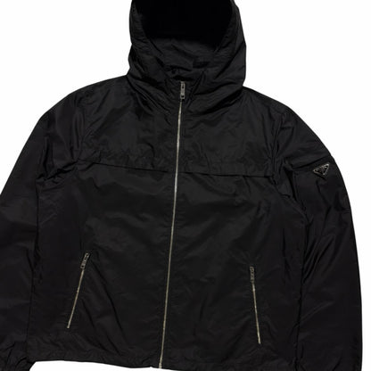 Prada Nylon Windbreaker Jacket | XXL, Black