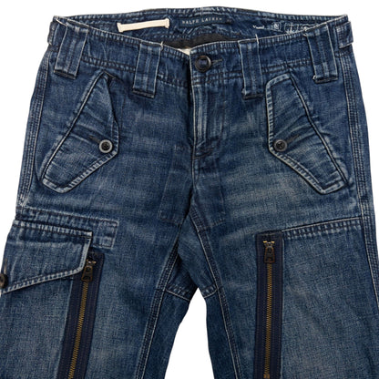 Vintage Ralph Lauren Multi Zip Trousers Size W30