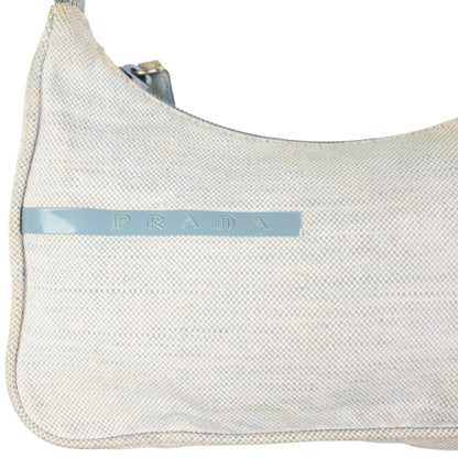 Vintage 1999 Prada Sport Mini Baguette Shoulder Bag