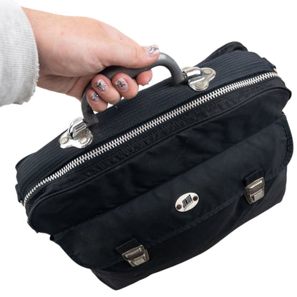 Vintage 80s Gaultier JUNIOR Briefcase Bag | O/S, Black